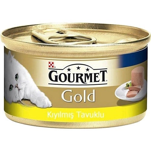 Purina Gourmet Gold Kıyılmış Tavuklu Kedi Konservesi 85gr