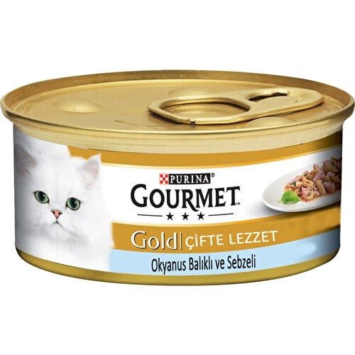 Purina Gourmet Ispanak Soslu Okyanus Balıklı 85 gr