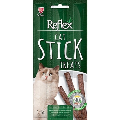 Reflex Av Hayvanlı ve Kaz Etli Stick 5 gr 3'lü Kedi Ödül Çubuğu