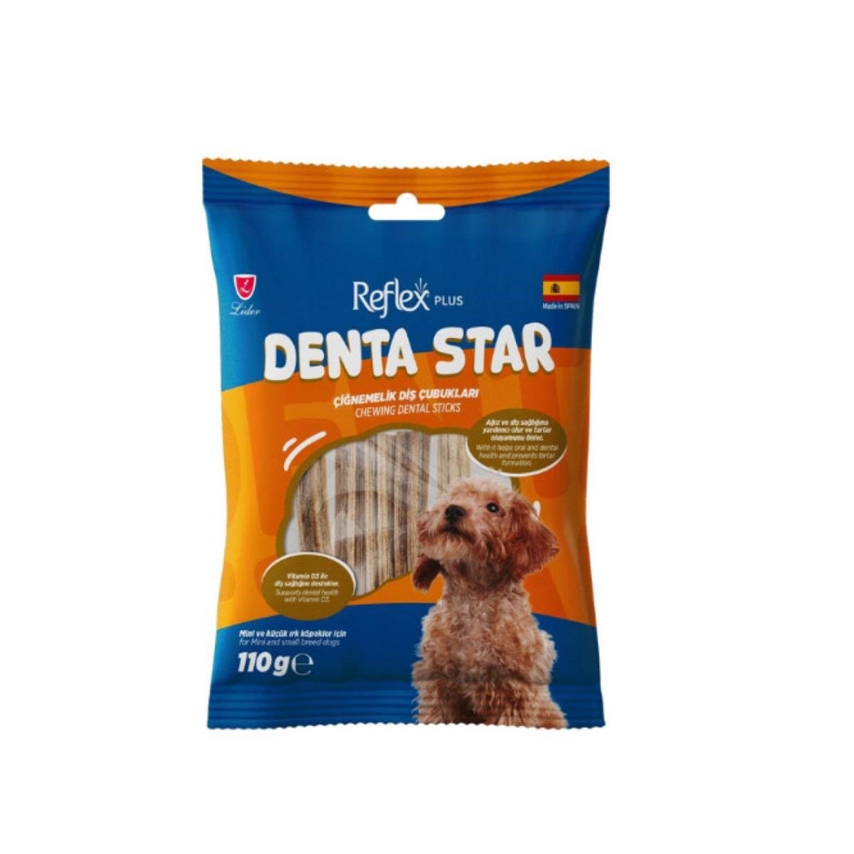Reflex Plus Denta Star Diş Sağlığı Destekleyici Küçük Irk Köpek Ödül Maması 180gr