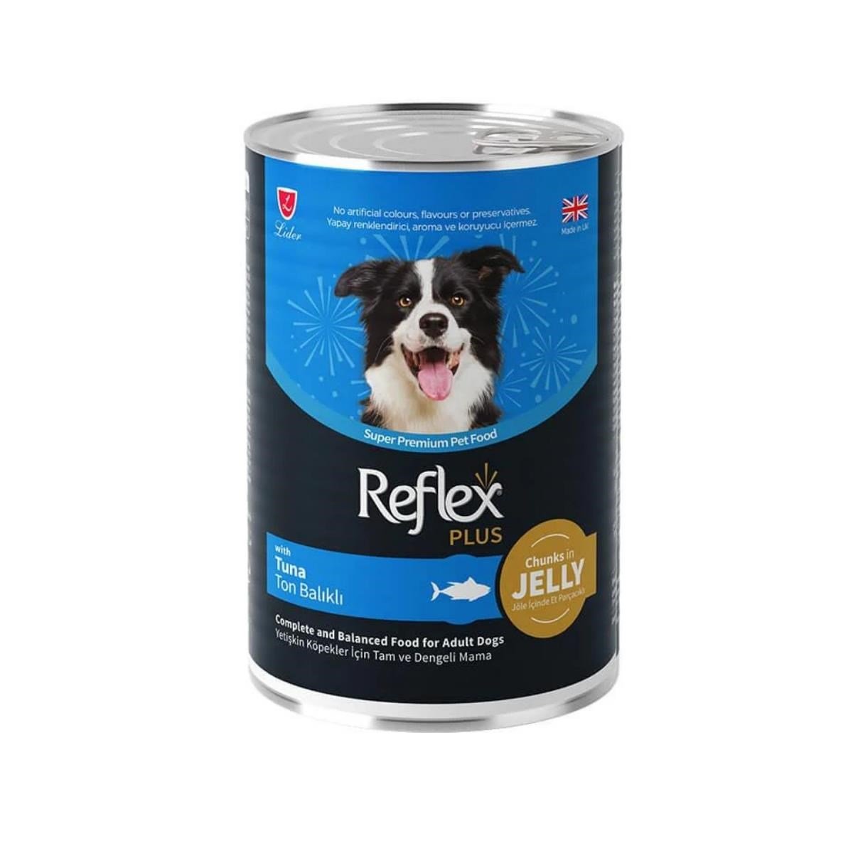 Reflex Plus Parça Ton Balığı Etli Köpek Konservesi 400 Gr