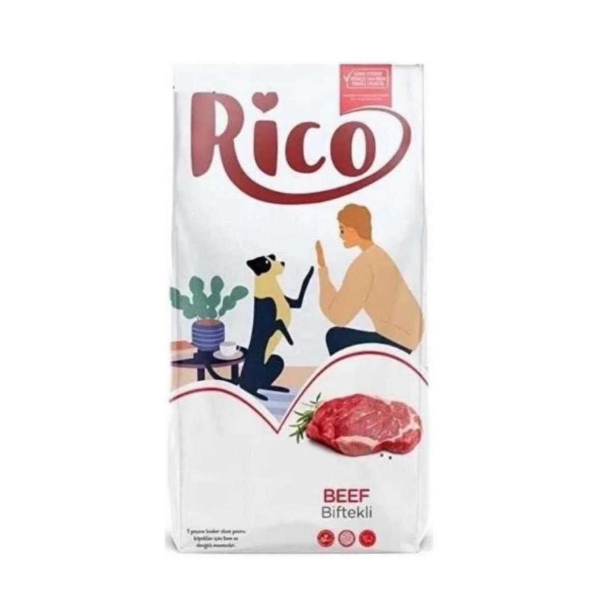 Rico Sığır Etli Yetişkin Köpek Maması 3 Kg