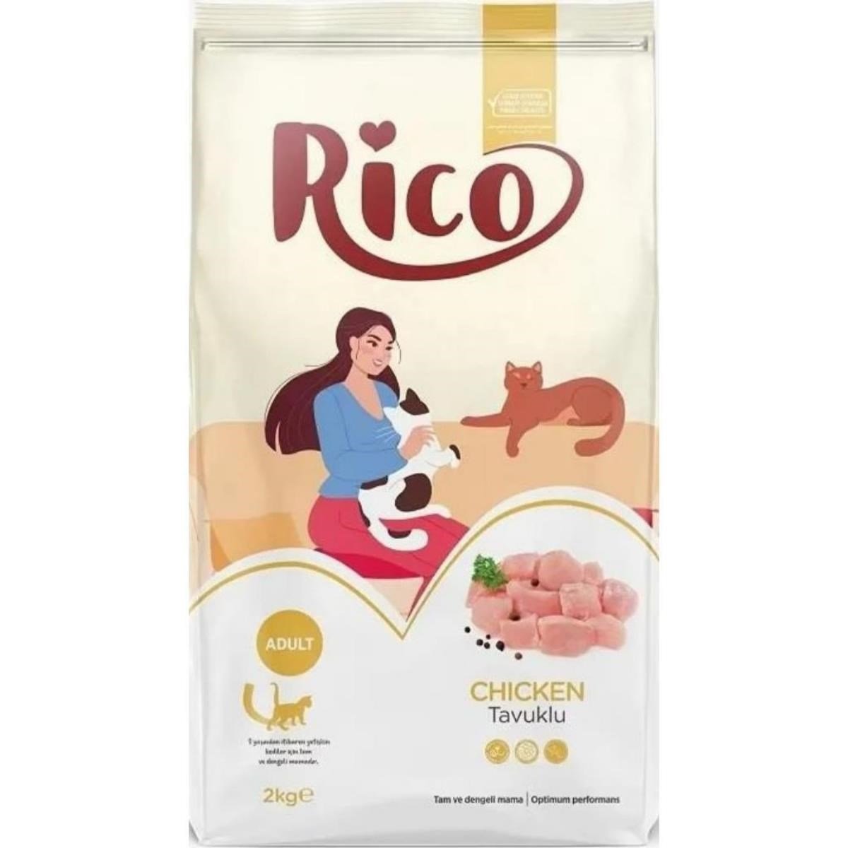 Rico Tavuklu Yetişkin Kedi Maması 15 Kg