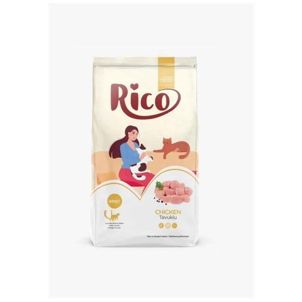 Rico Tavuklu Yetişkin Kedi Maması 2 Kg