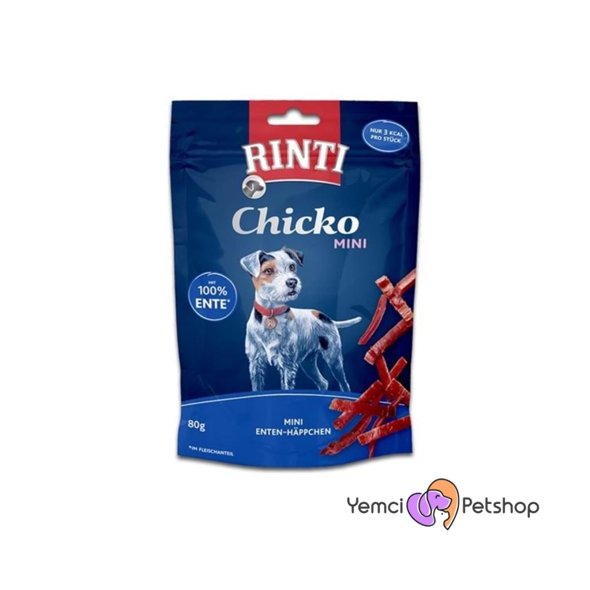 RİNTİ CHİCKO ÖRDEKLİ MİNİ KÖPEK ÖDÜLÜ 80 GR