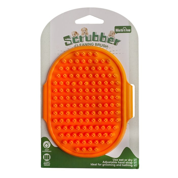 Scrubber Köpek Yıkama Silikon El Fırçası
