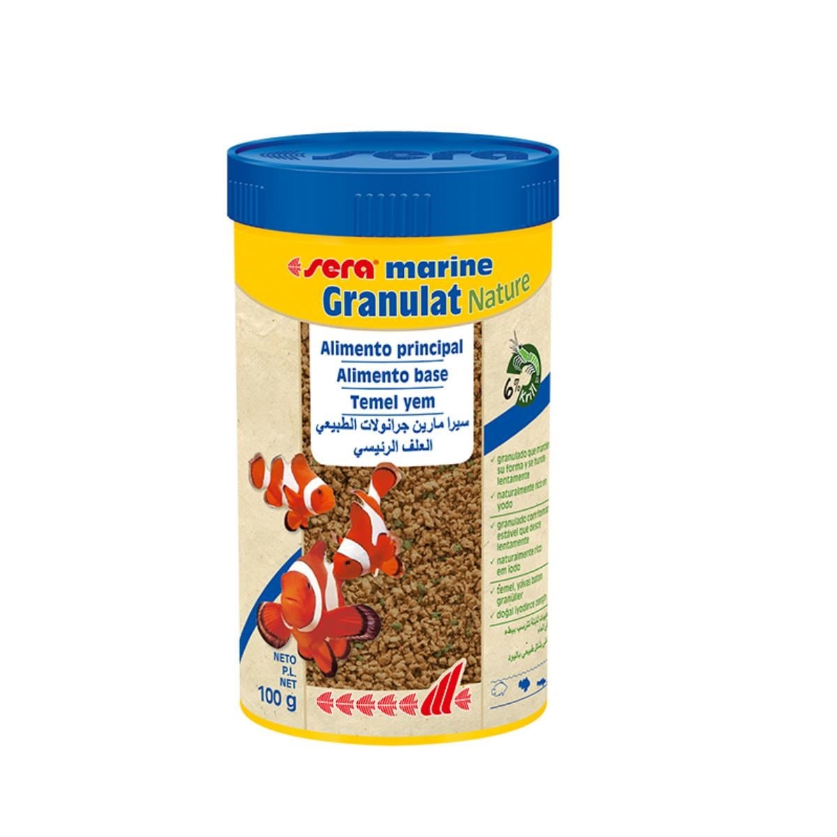 Sera Marine Granulat Nature Tuzlu Su Balığı Yemi 250 ml