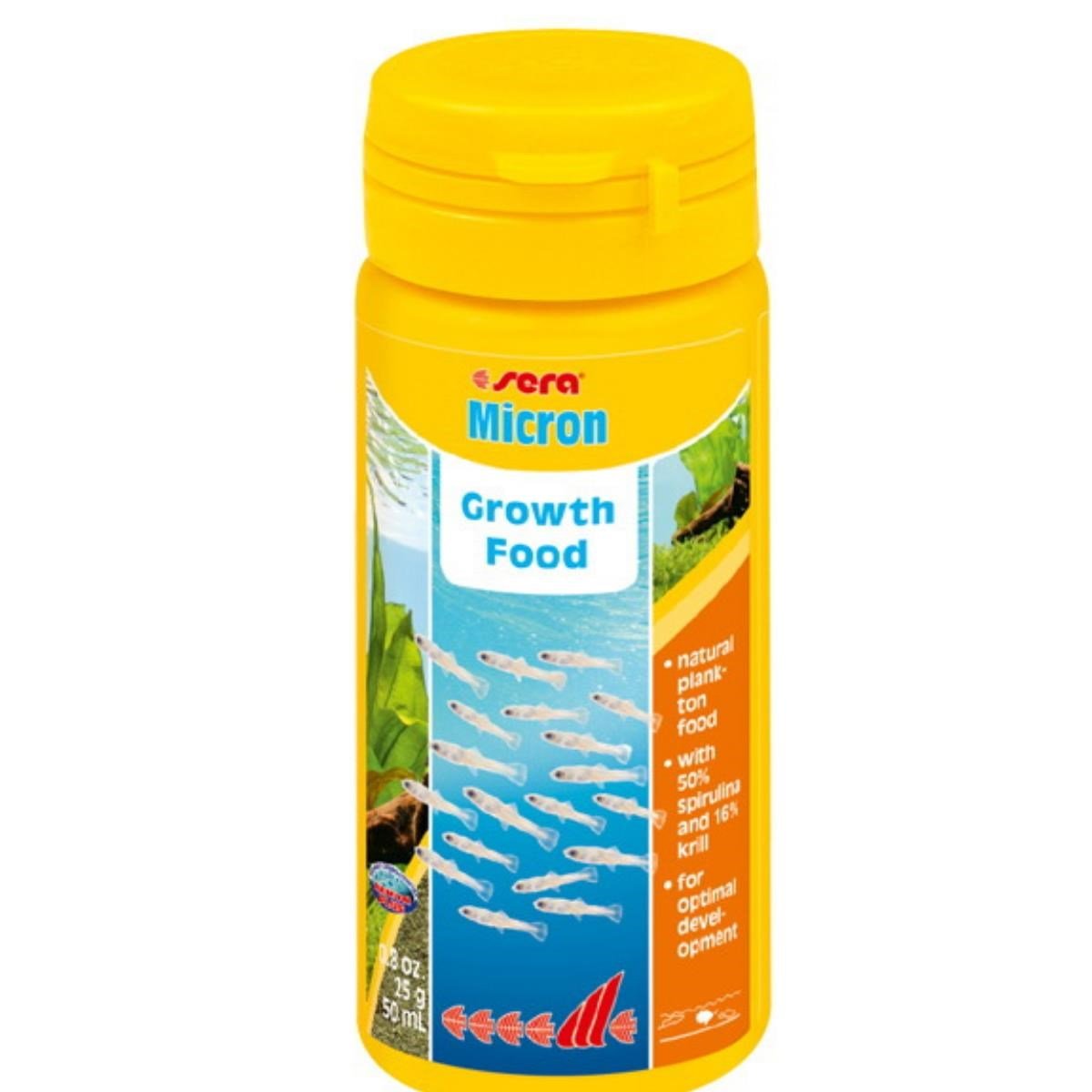 Sera Micron Nature Yavru Balık Büyütme Yemi 50 ML