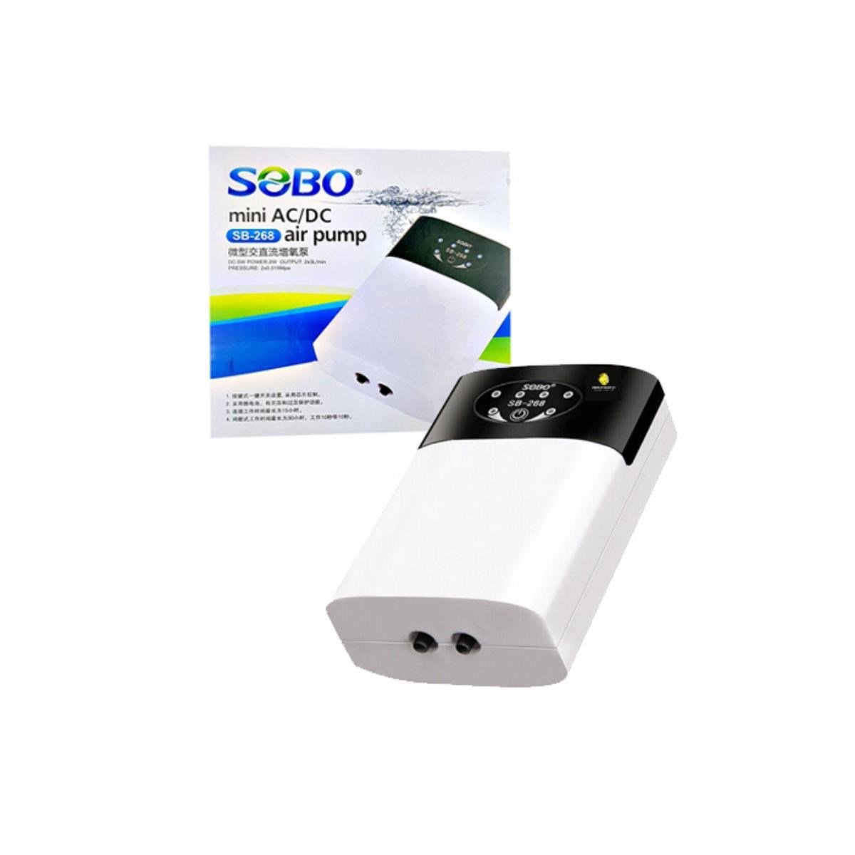 Sobo Hava Motoru Şarjlı Dijital 2W 2x3 Lt/Min