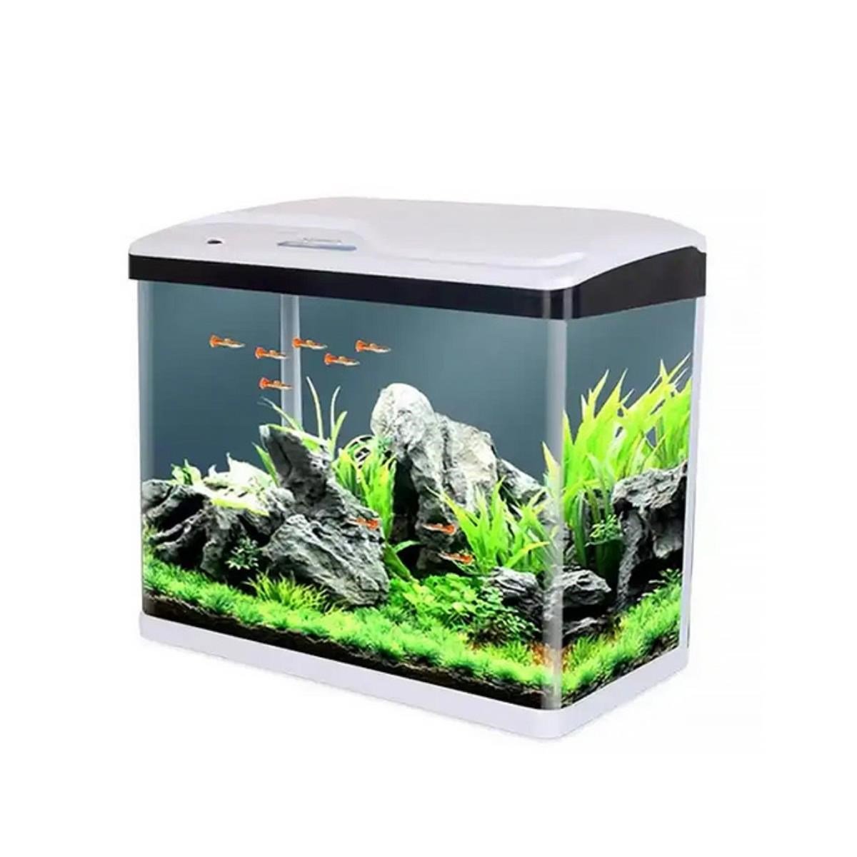 Sobo Komple Set Akvaryum 39 x 19 x 44 cm Beyaz