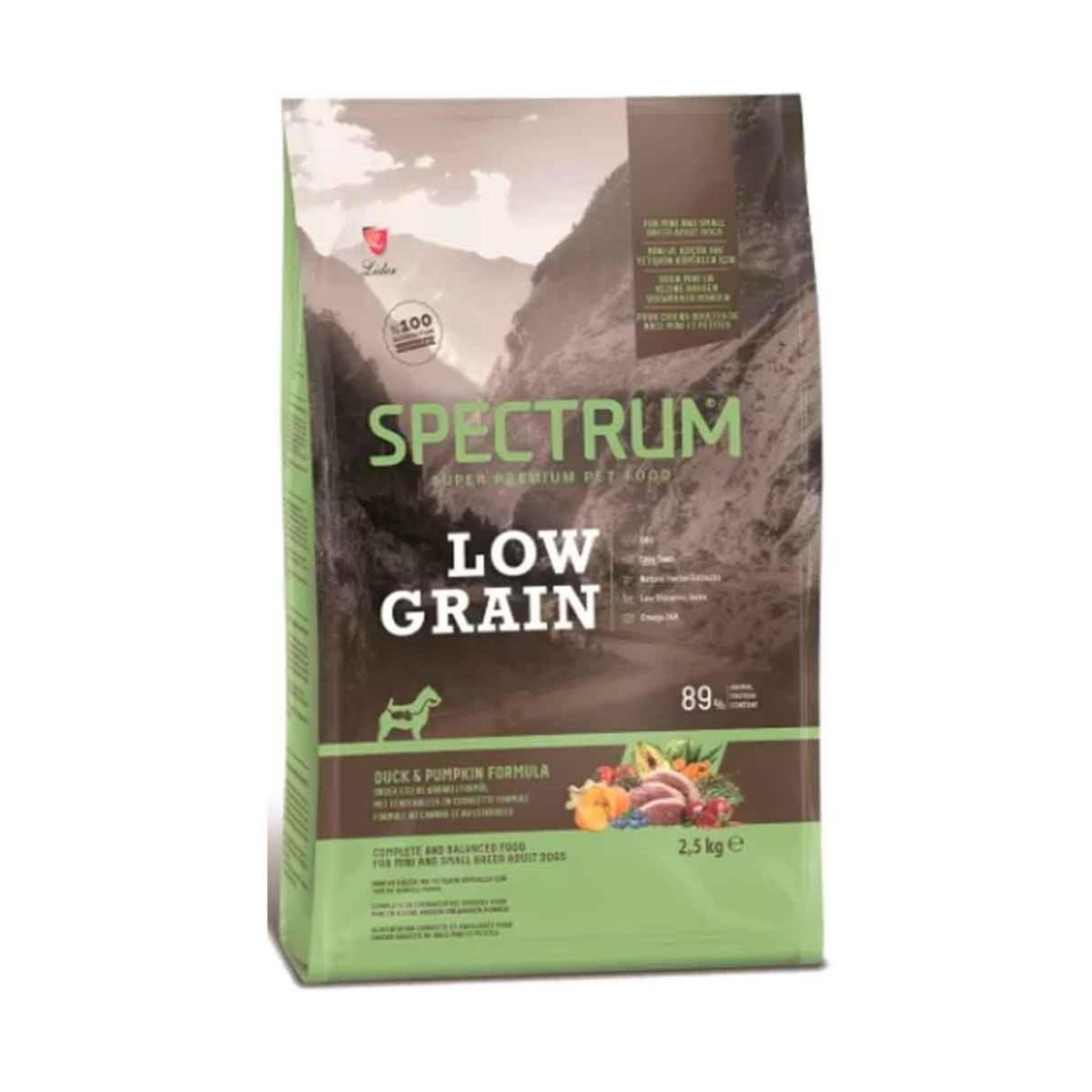 Spectrum Ördek Etli ve Bal Kabaklı Mini Irk Köpek Maması 2.5 Kg