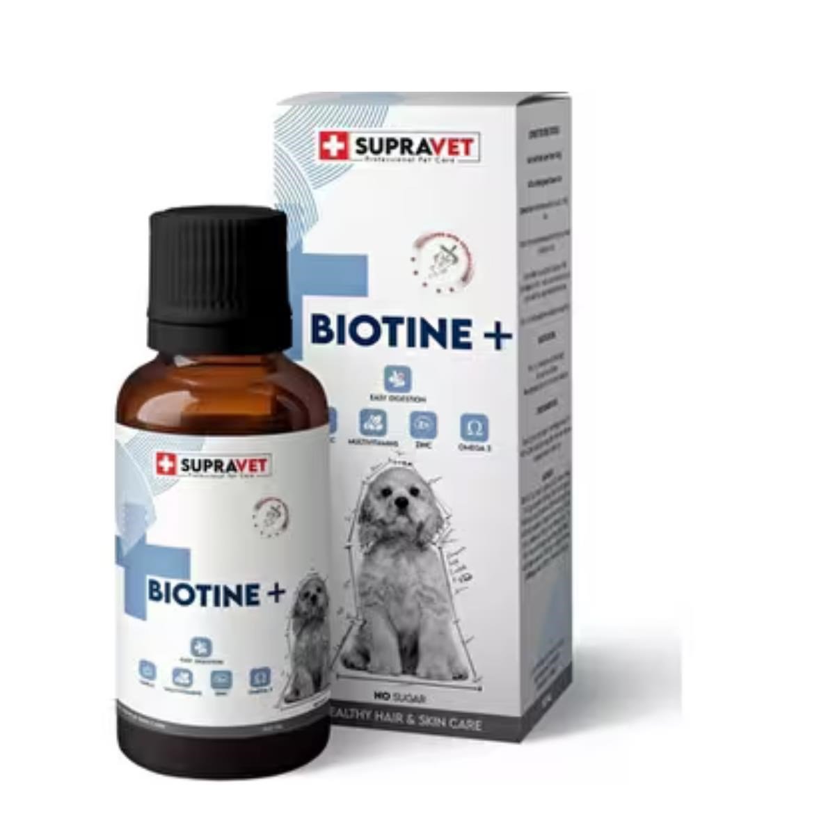 Supravet Biotine Köpek Deri ve Tüy Sağlığı İçin Damla 100 ml

