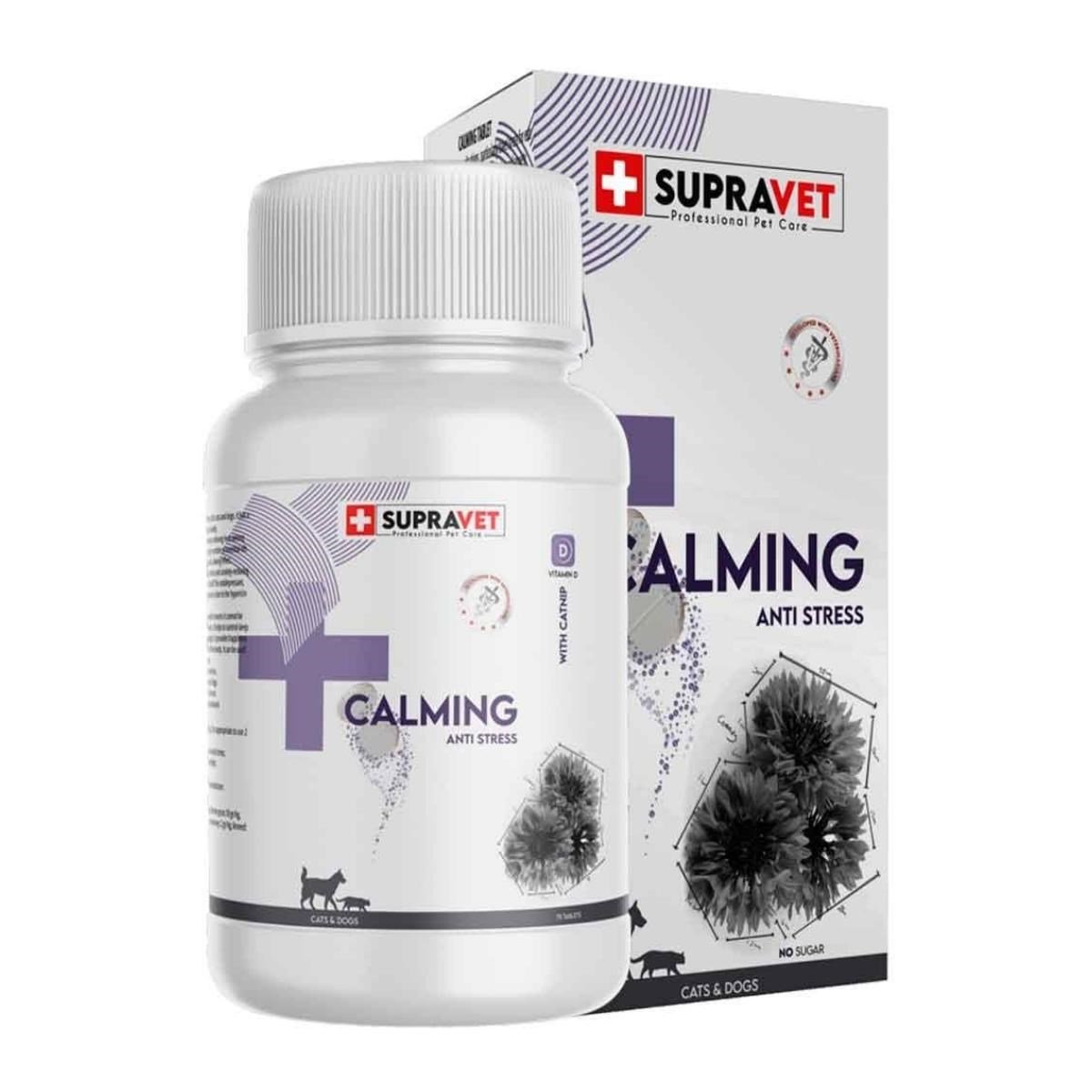 Supravet Kedi ve Köpekler İçin Sakinleştirici Calming Tablet 75'li
