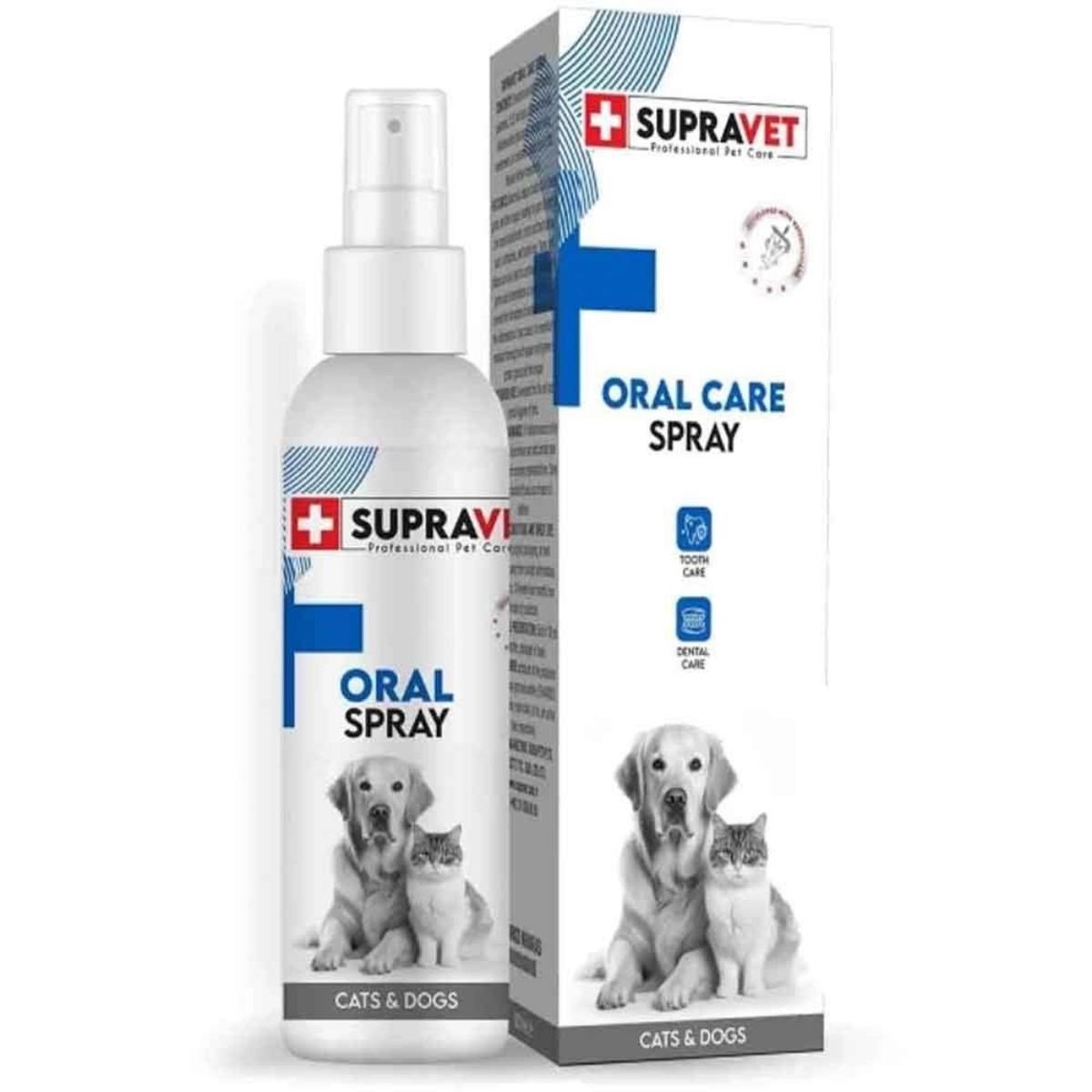 Supravet Oral Care Kedi ve Köpek Ağız Bakım Spreyi 100 ml
