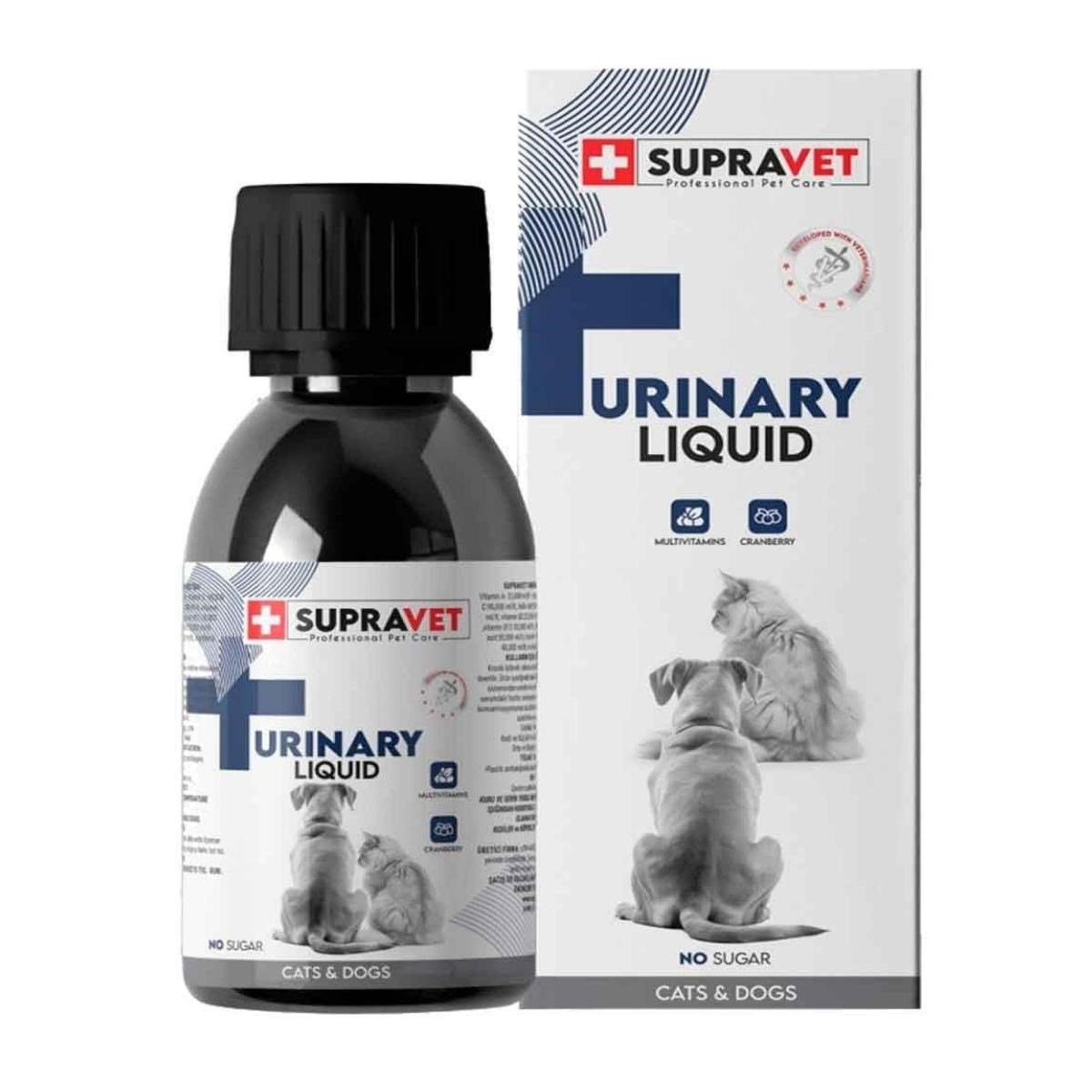 Supravet Urinary Kedi ve Köpek İçin İdrar Sağlığı Sistem Destekleyici Sıvı Damla 100 Ml
