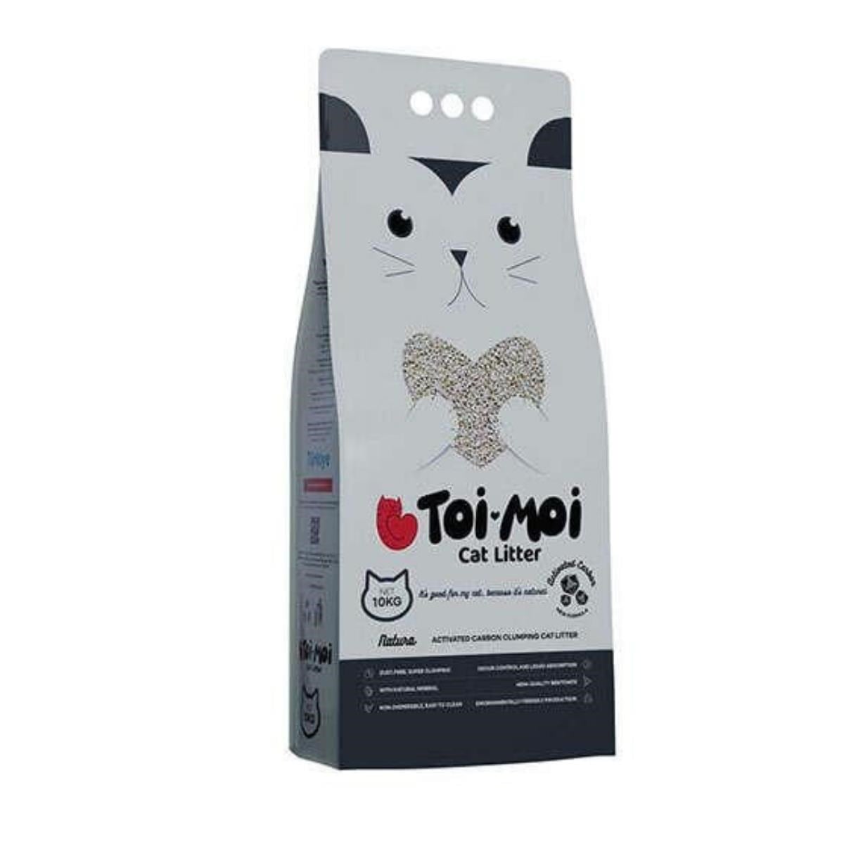 Toi Moi Aktif Karbonlu Sodyum Bentonit Kedi Kumu 10 L