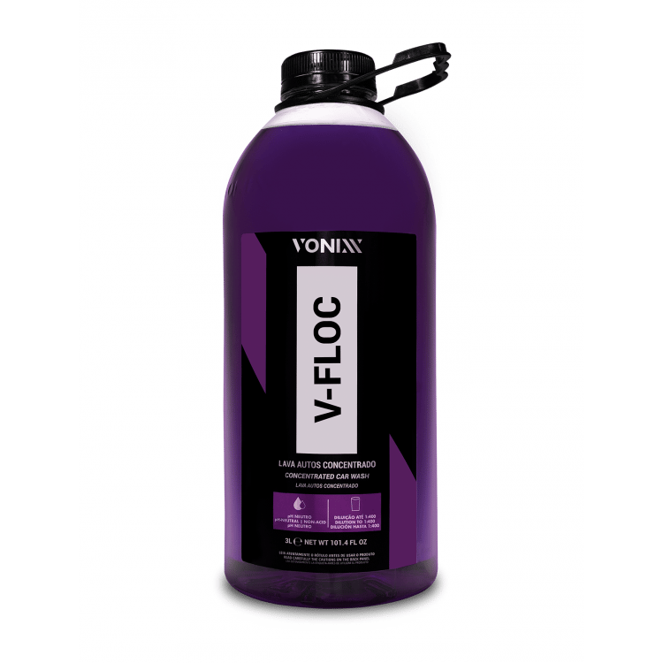 Vonixx V-FLOC – Süper Konsantre Ph Nötr Araç Şampuanı 1: 400 - 3 Litre