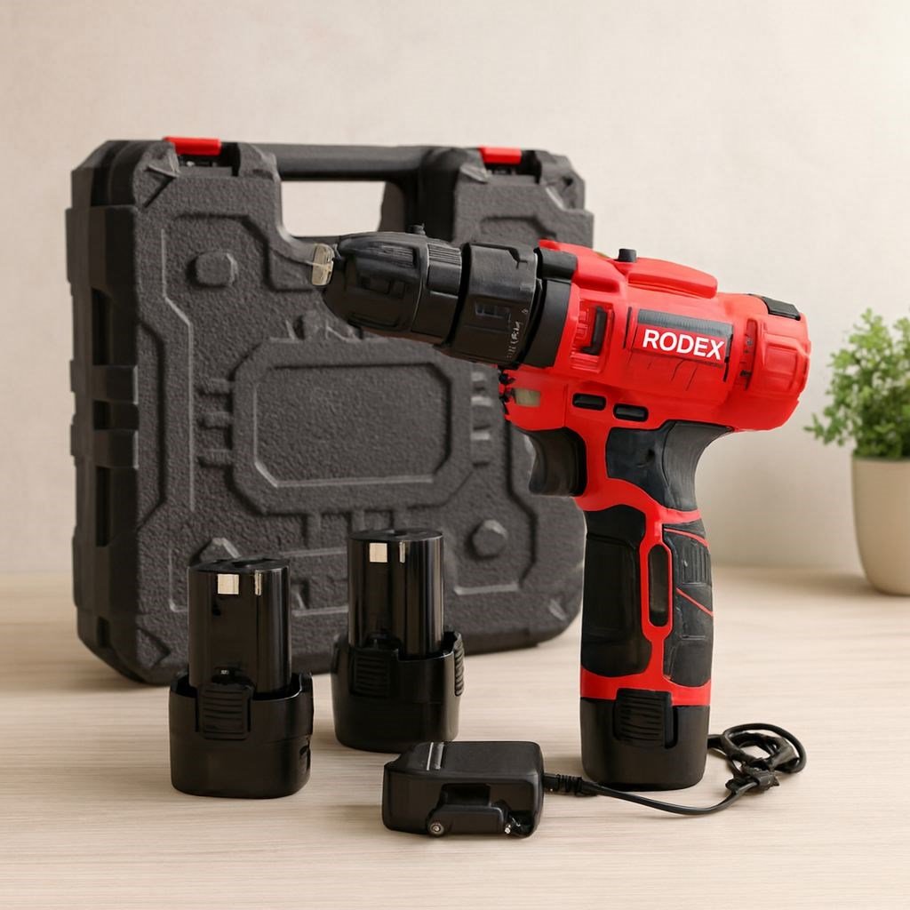 12V Çift Bataryalı Şarjlı Matkap (2 Kademe Hız)