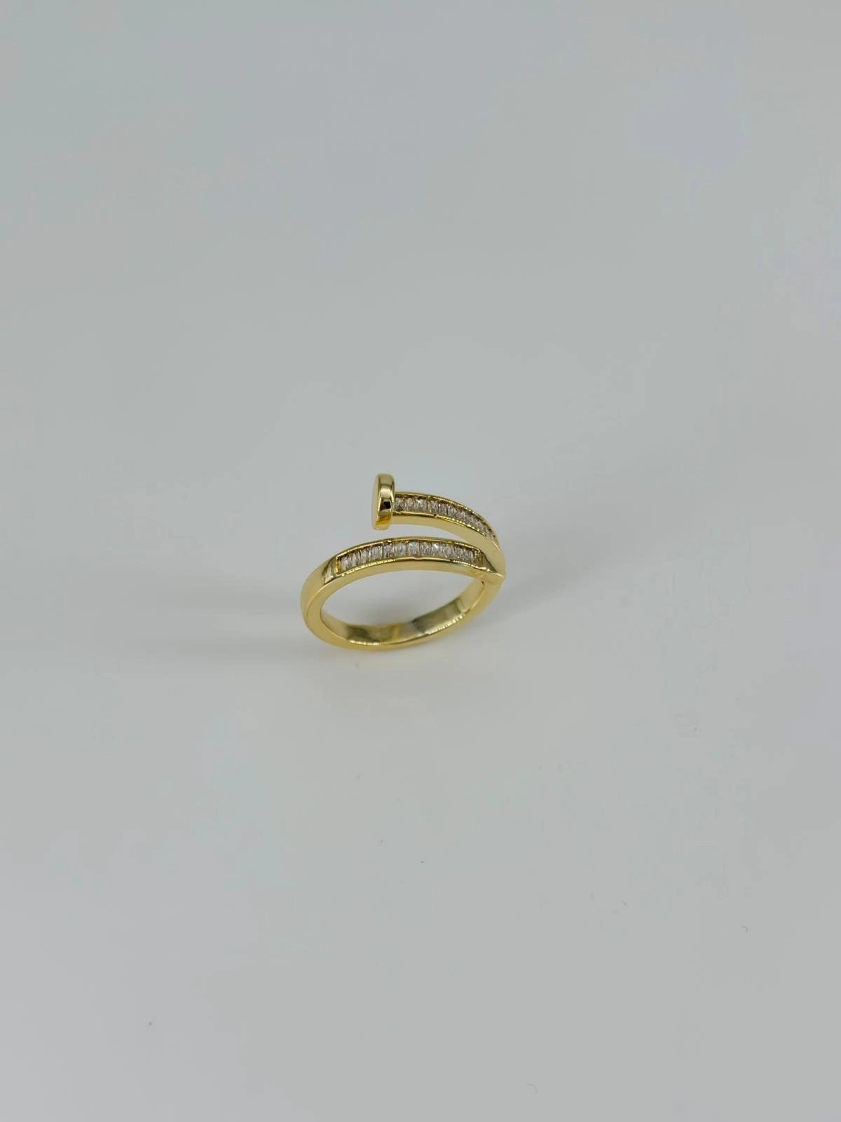14 K Gold Kaplama Zirkon Taşlı Yüzük