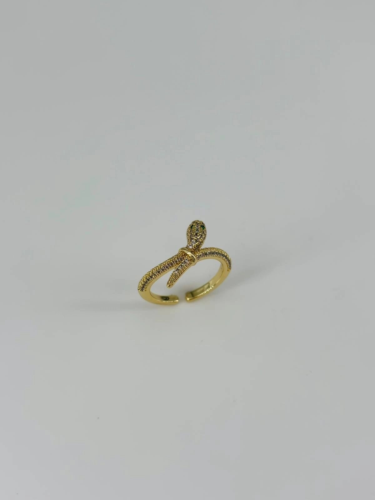 14 K Gold Kaplama Zirkon Taşlı Yüzük
