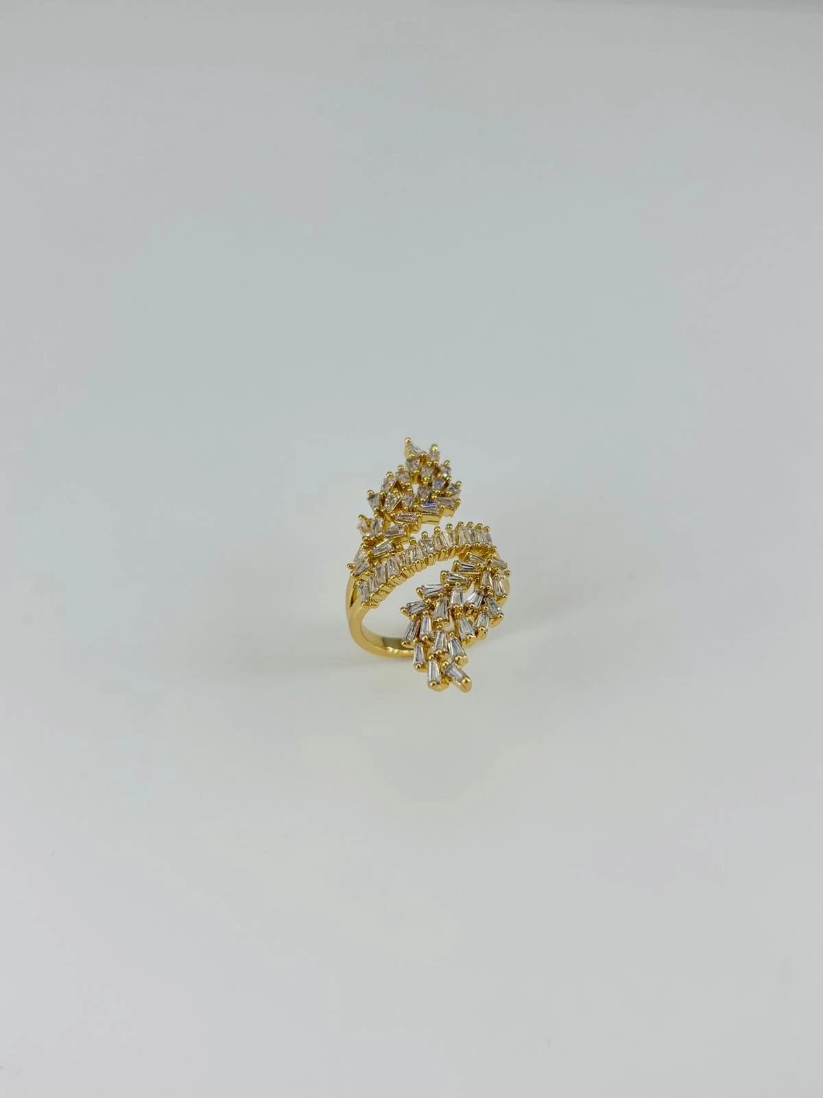 14 K Gold Kaplama Zirkon Taşlı Yüzük