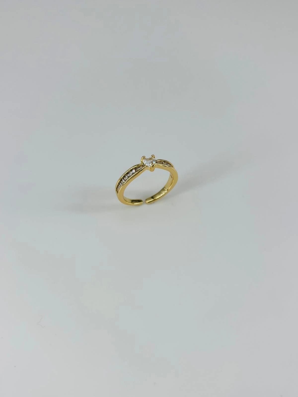 14 K Gold Kaplama Zirkon Taşlı Yüzük