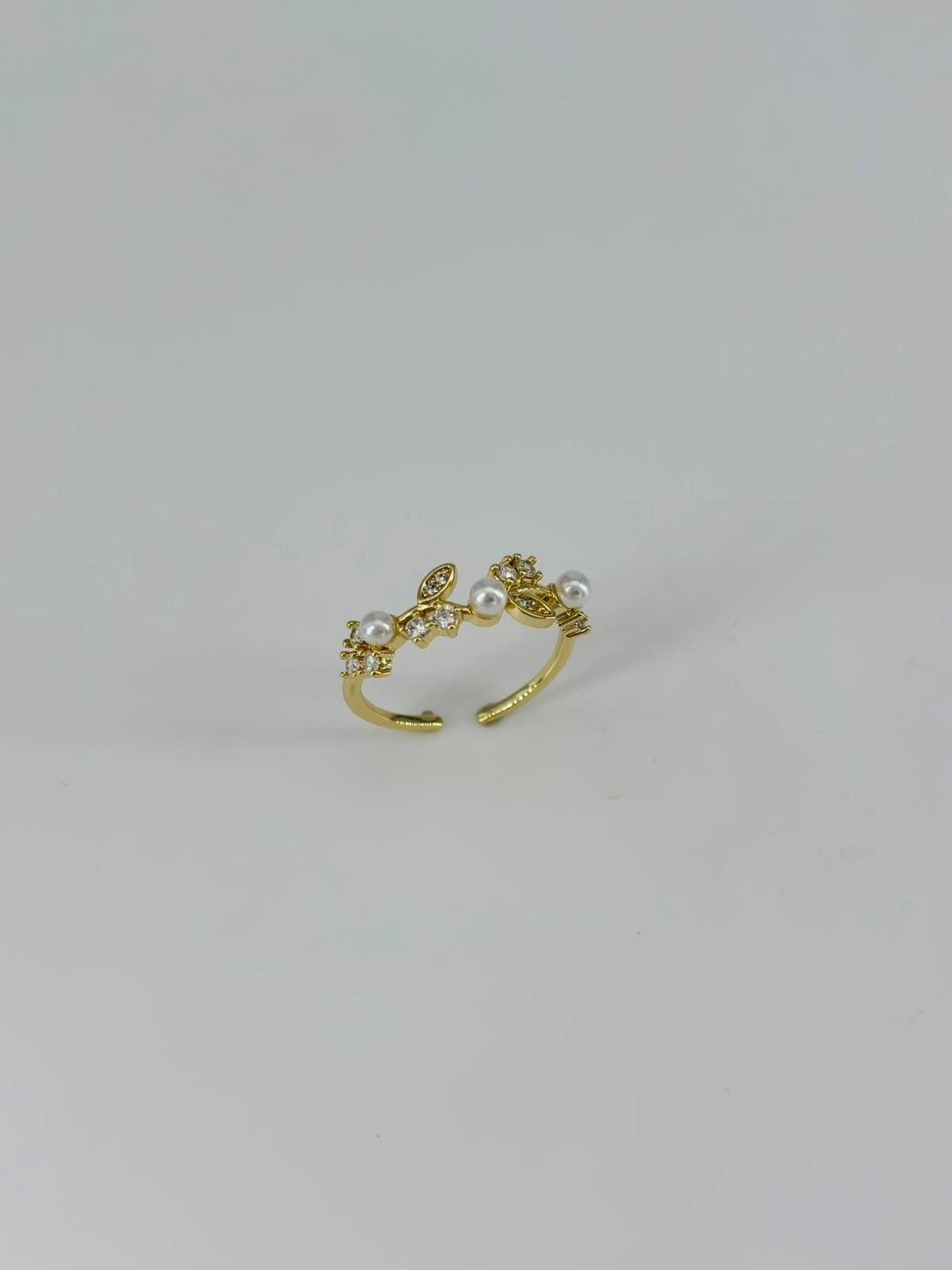 14 K Gold Kaplama Zirkon Taşlı Yüzük
