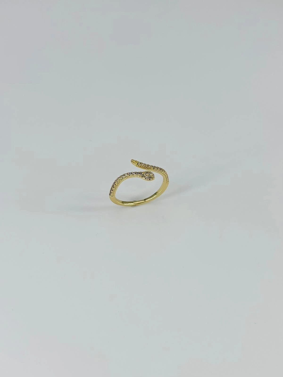 14 K Gold Kaplama Zirkon Taşlı Yüzük