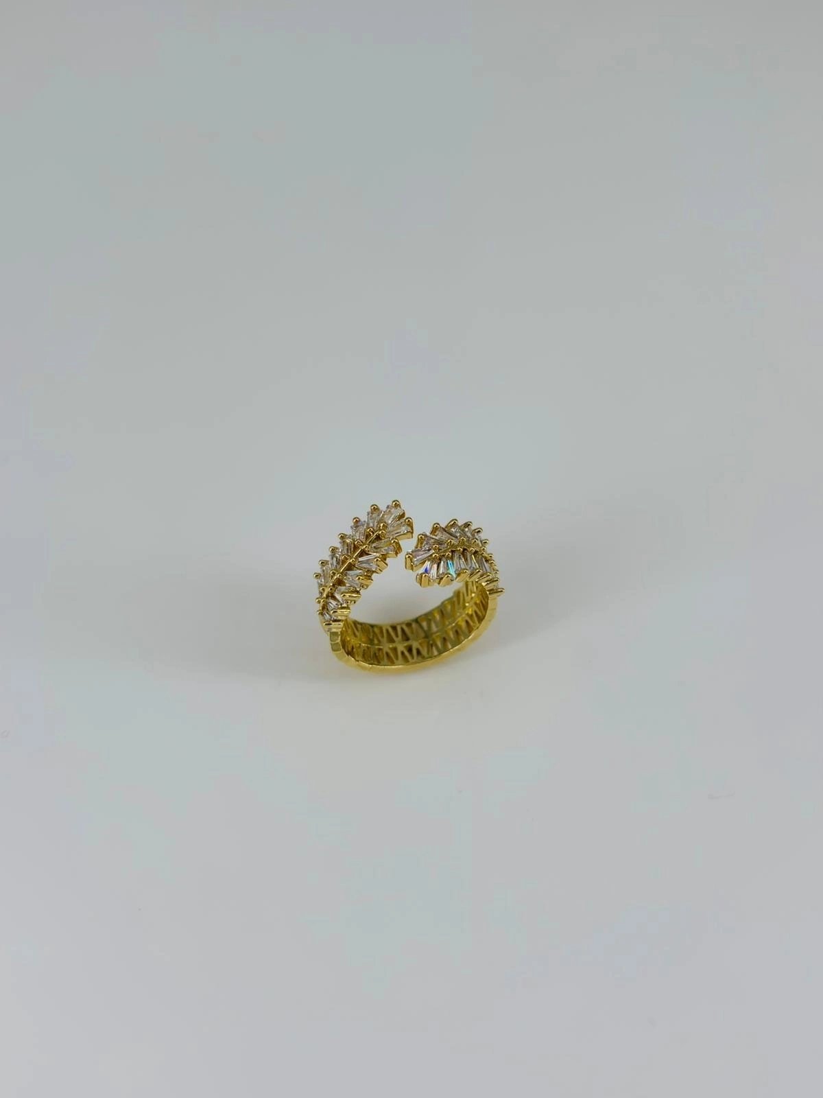14 K Gold Kaplama Zirkon Taşlı Yüzük