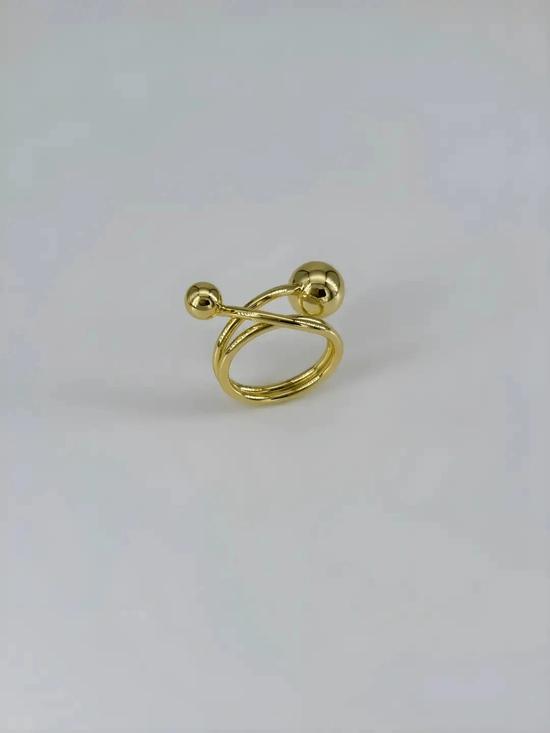 14 K Gold Kaplamalı Yüzük