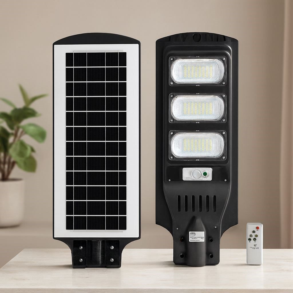 300W 6500K Solar Sokak Lambası Sensörlü