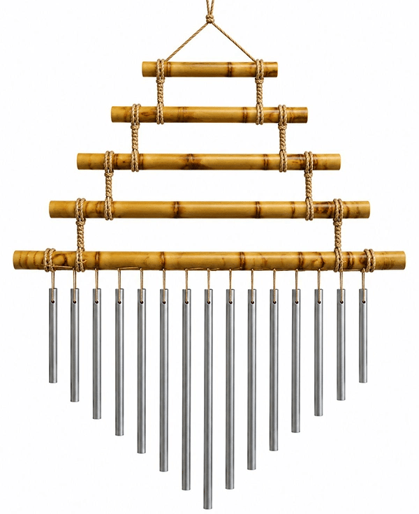 Bambu Metal Çubuklu Rüzgar Çanı No:1022