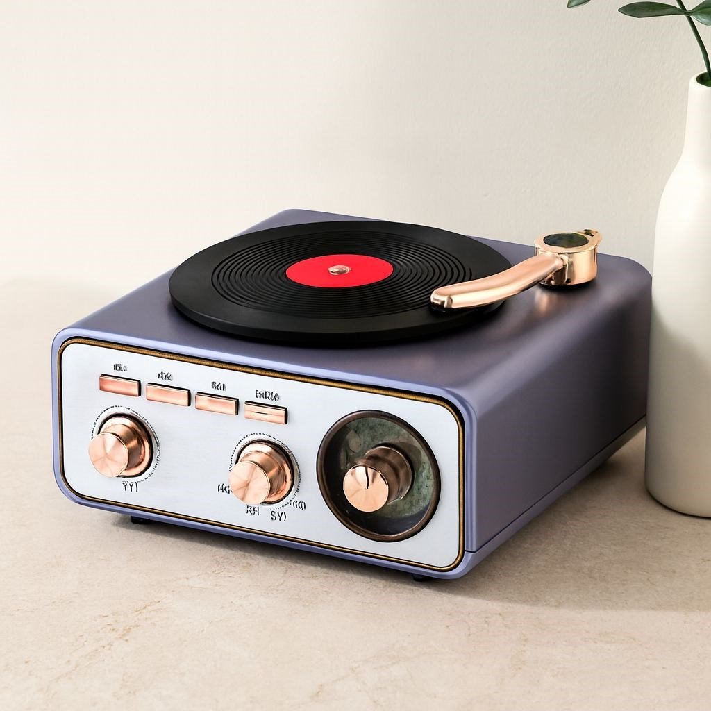 Bluetooth FM Radyo USB/MP3 Taşınabilir Hoparlör (İbreli)