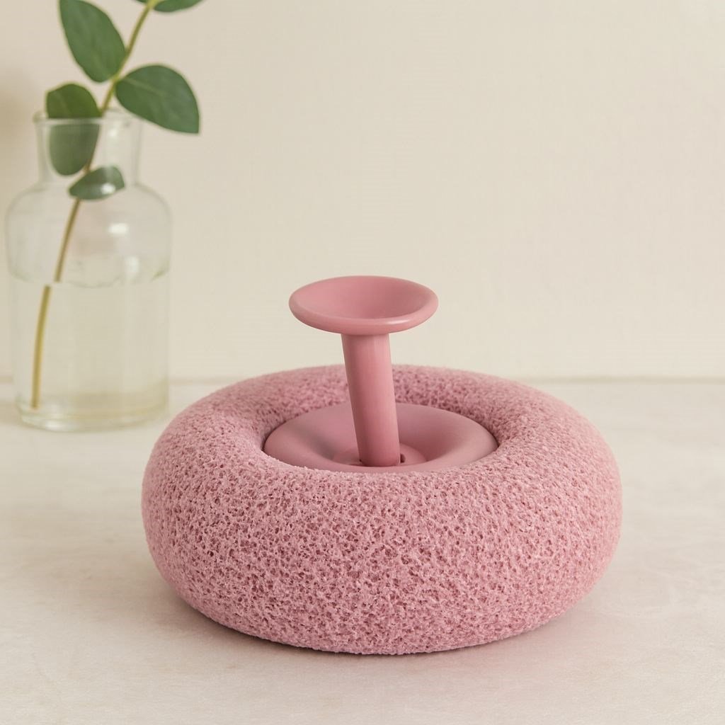 Duş Masaj Süngeri Vantuzlu Banyo Lifi (Masaj Noktalı)