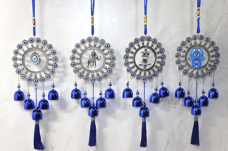 Metal Nazar Boncuğu Çan Alk3495