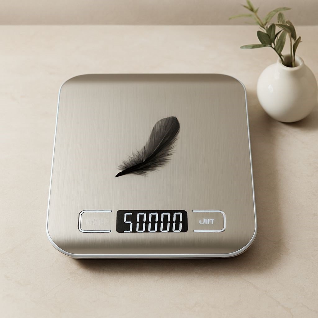 Mutfak Tartısı 5kg/1g LCD İnox