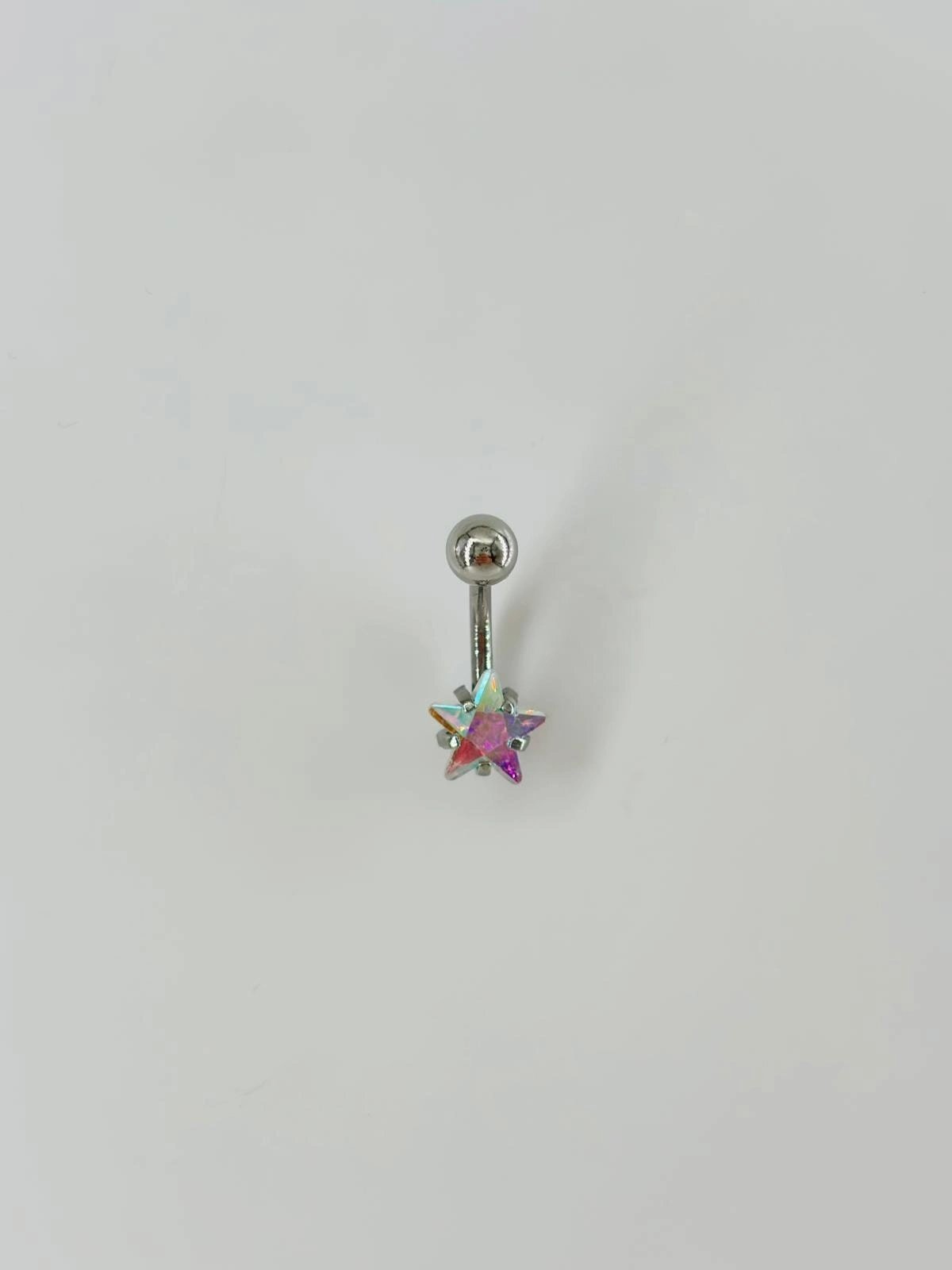 Yıldız Detaylı Göbek Piercing