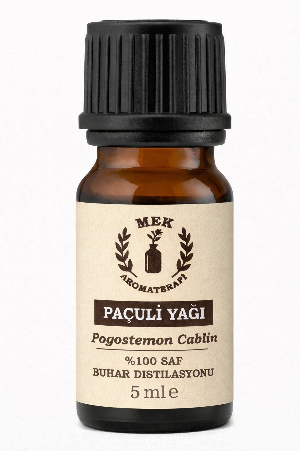Paçuli Yağı 5 ml - %100 Saf Ve Doğal - Cam Damlalıklı - Pogostemon Cablin