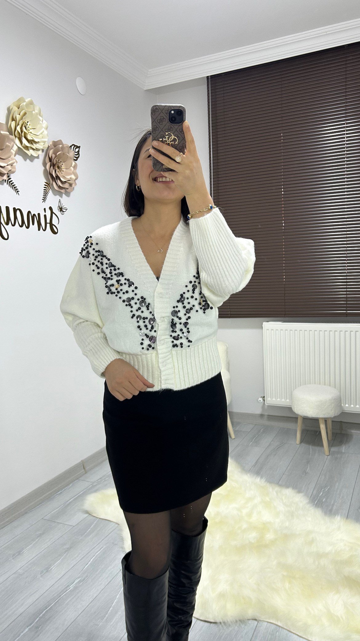 lamineli mini etek