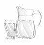 Eleanor Water Set 7 Pcs - (400 cc + 1.7 L) Su takımı