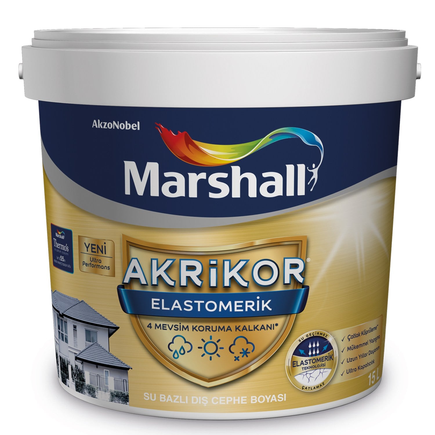 Marshall Akrikor Elastomerik Dış Cephe Boyası