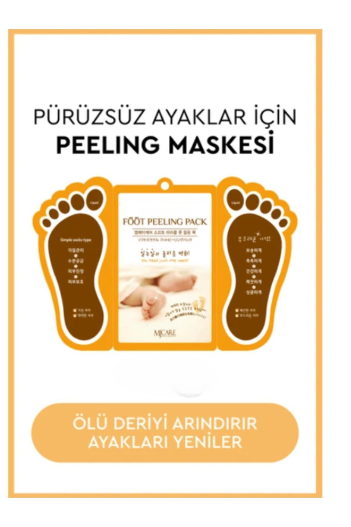 Professıonal Çorap Tipi Ayak Peeling Maskesi Ayak Maskesi