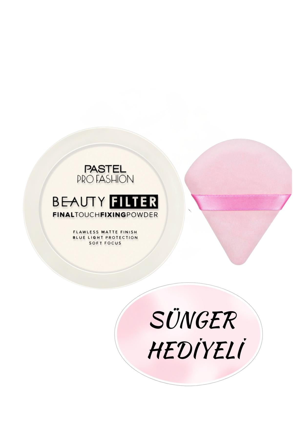 Sünger Hediyeli Pastel Profashion Fixing Powder Makyaj Sabitleyici Transparan Pudra 00 Numara