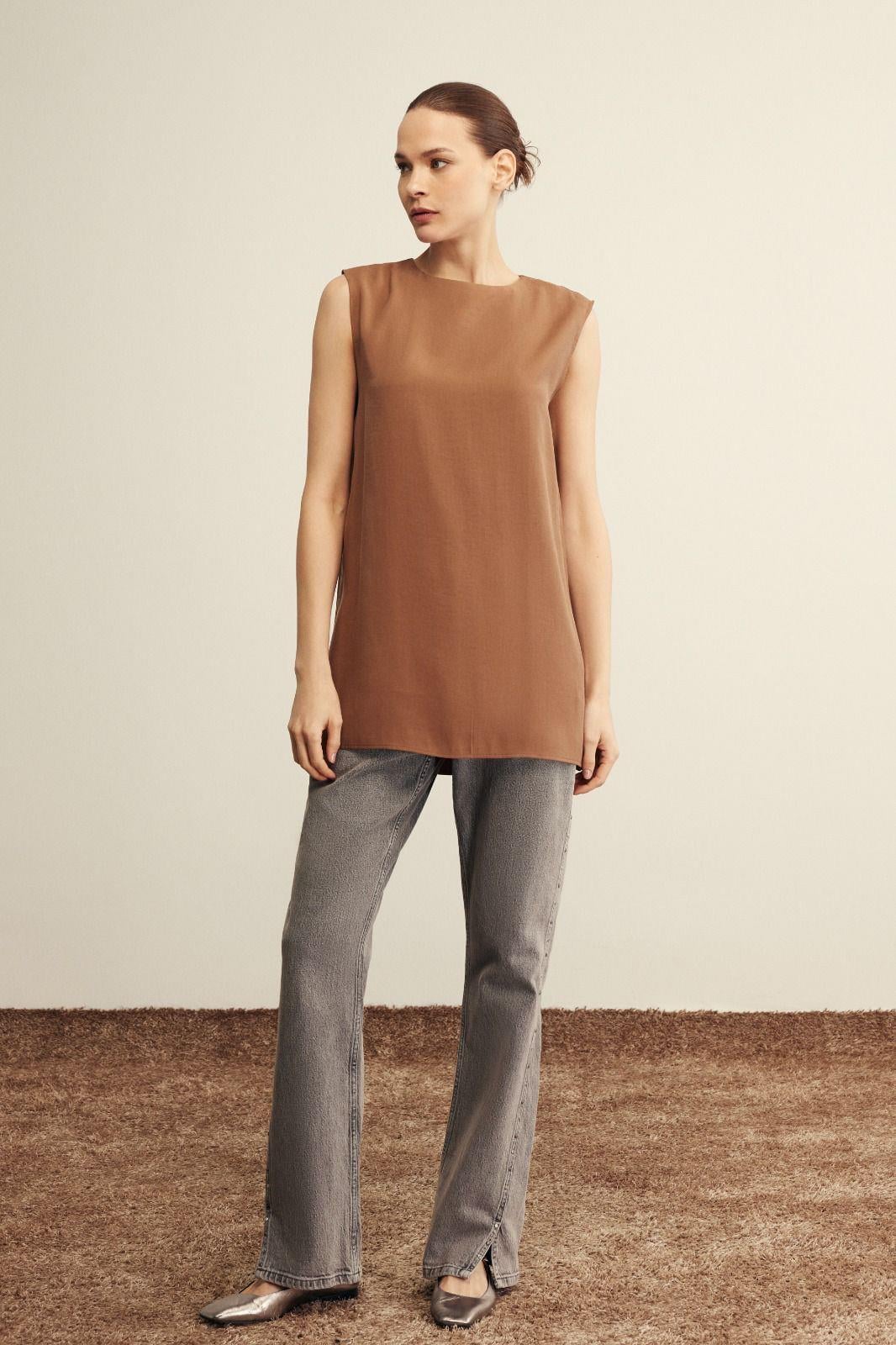 Mayla Bluz Camel