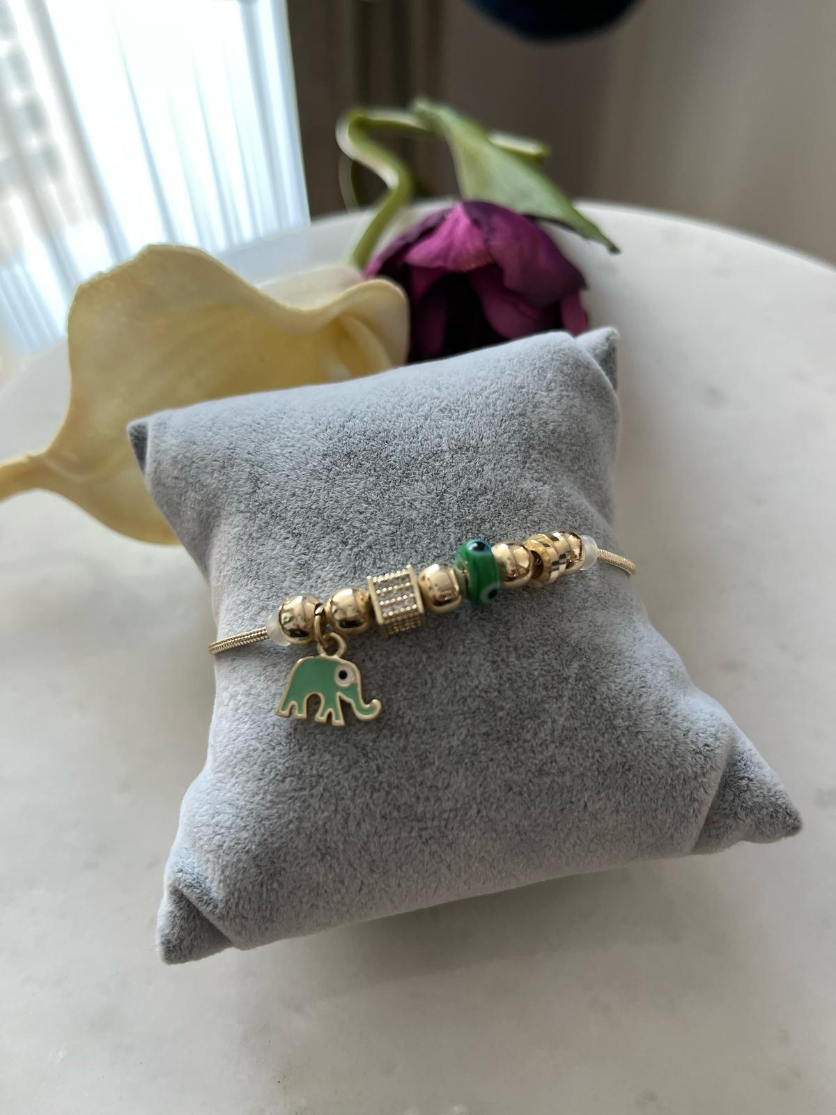 Filli Charm Bileklik Yeşil
