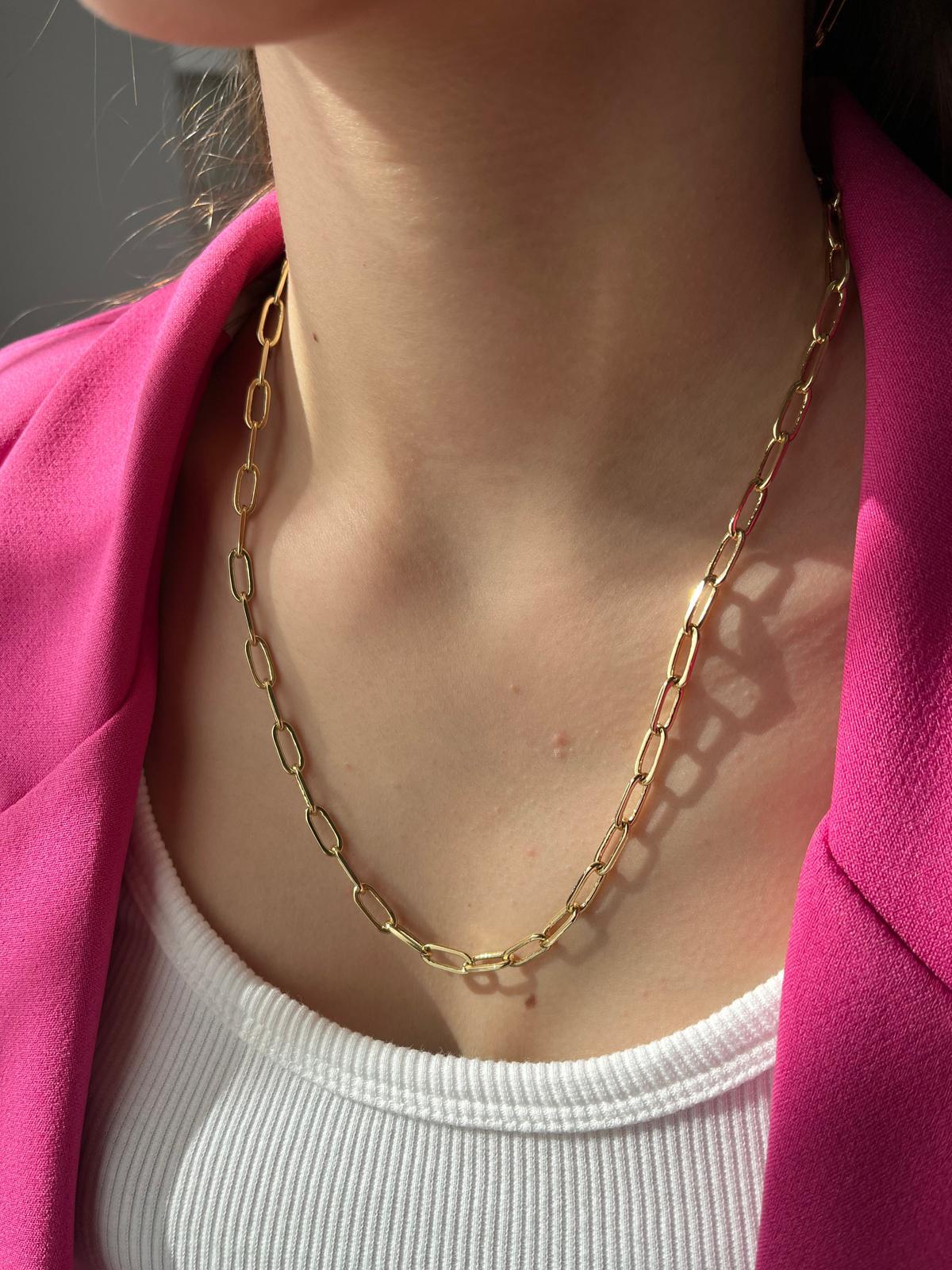 Vip  14k Kısa Ataç Kolye