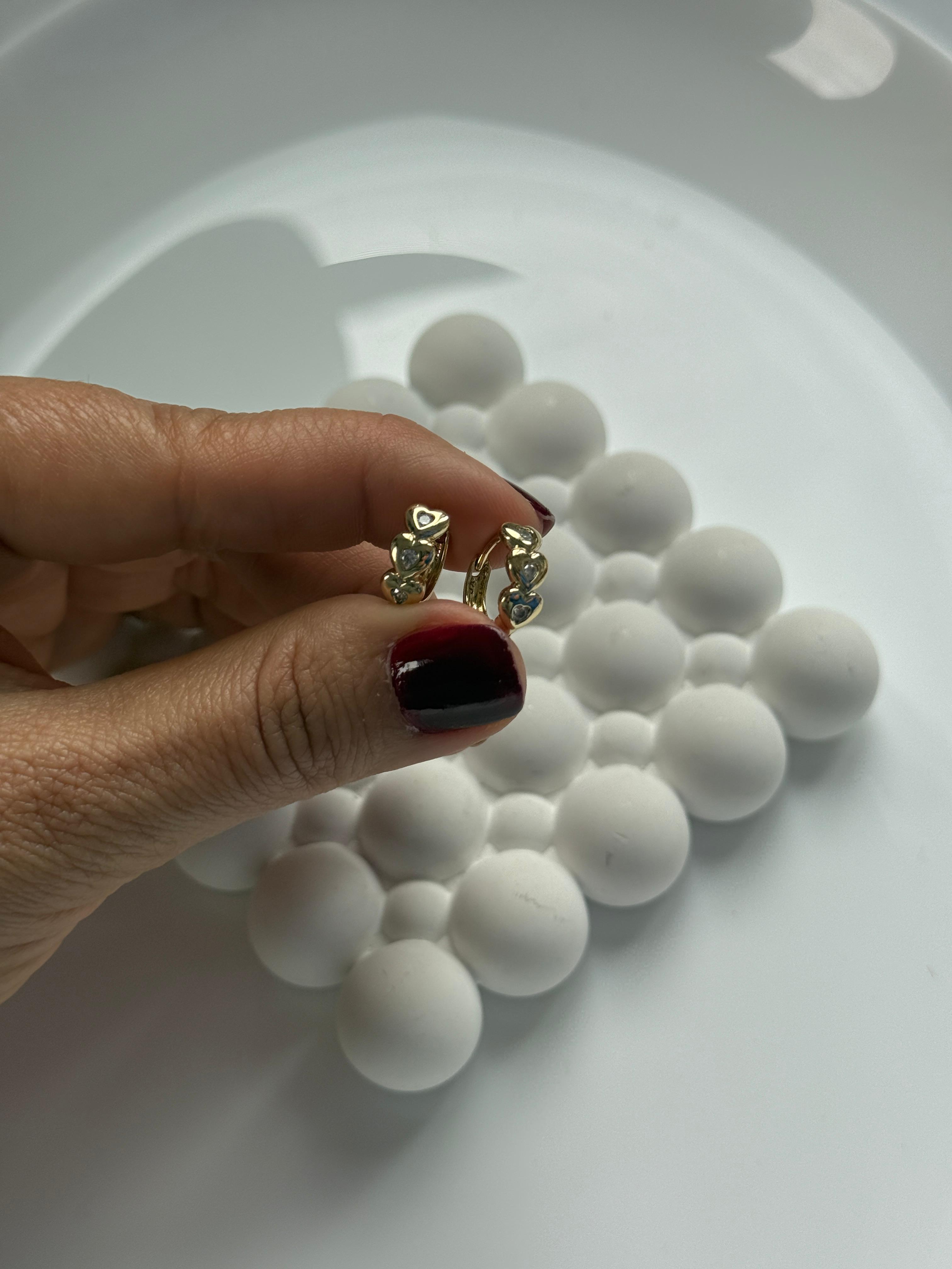 Vip 14k Klasik  Halka Kalpli Çocuk  Küpe