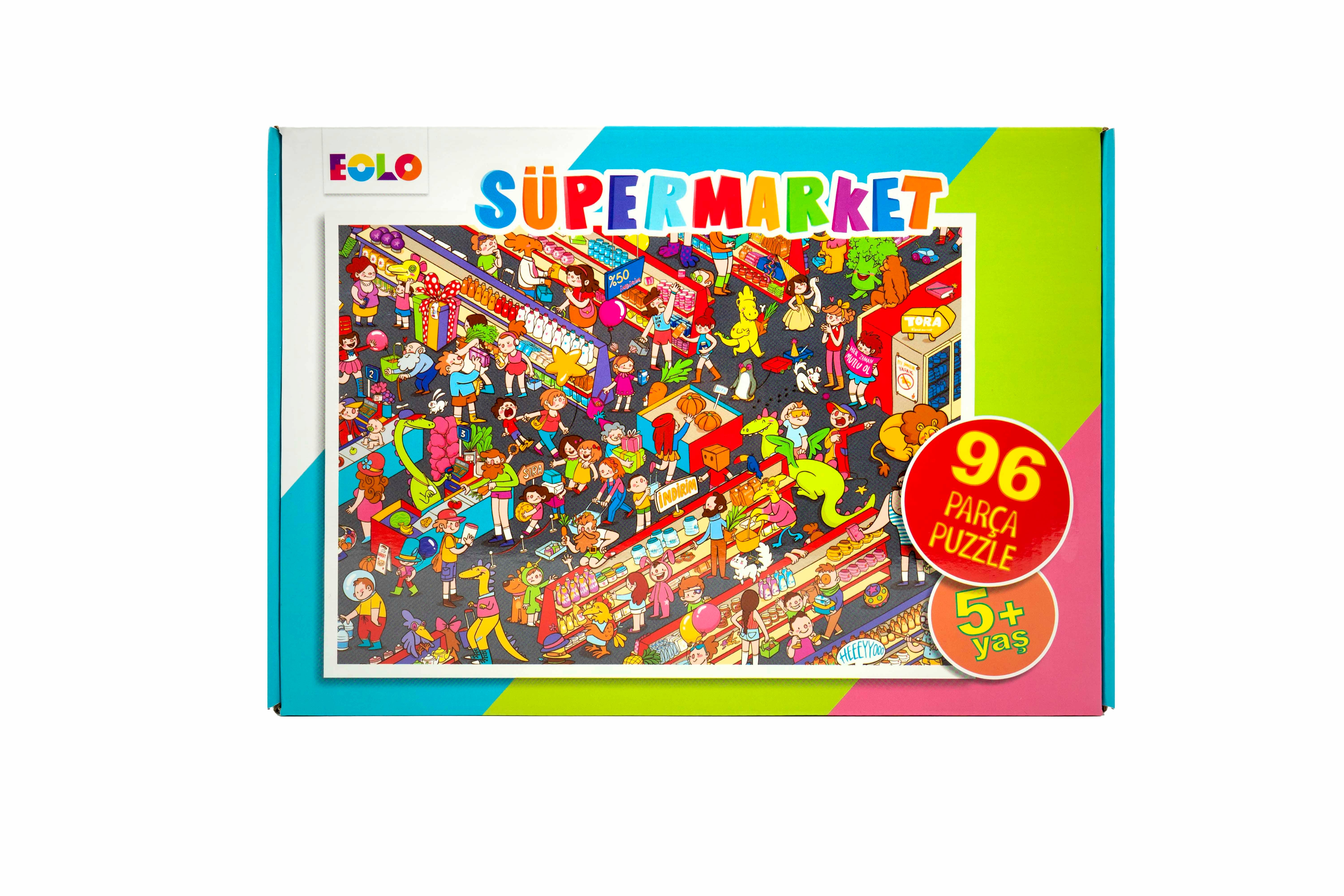 Eolo Süpermarket 96 Parça Puzzle