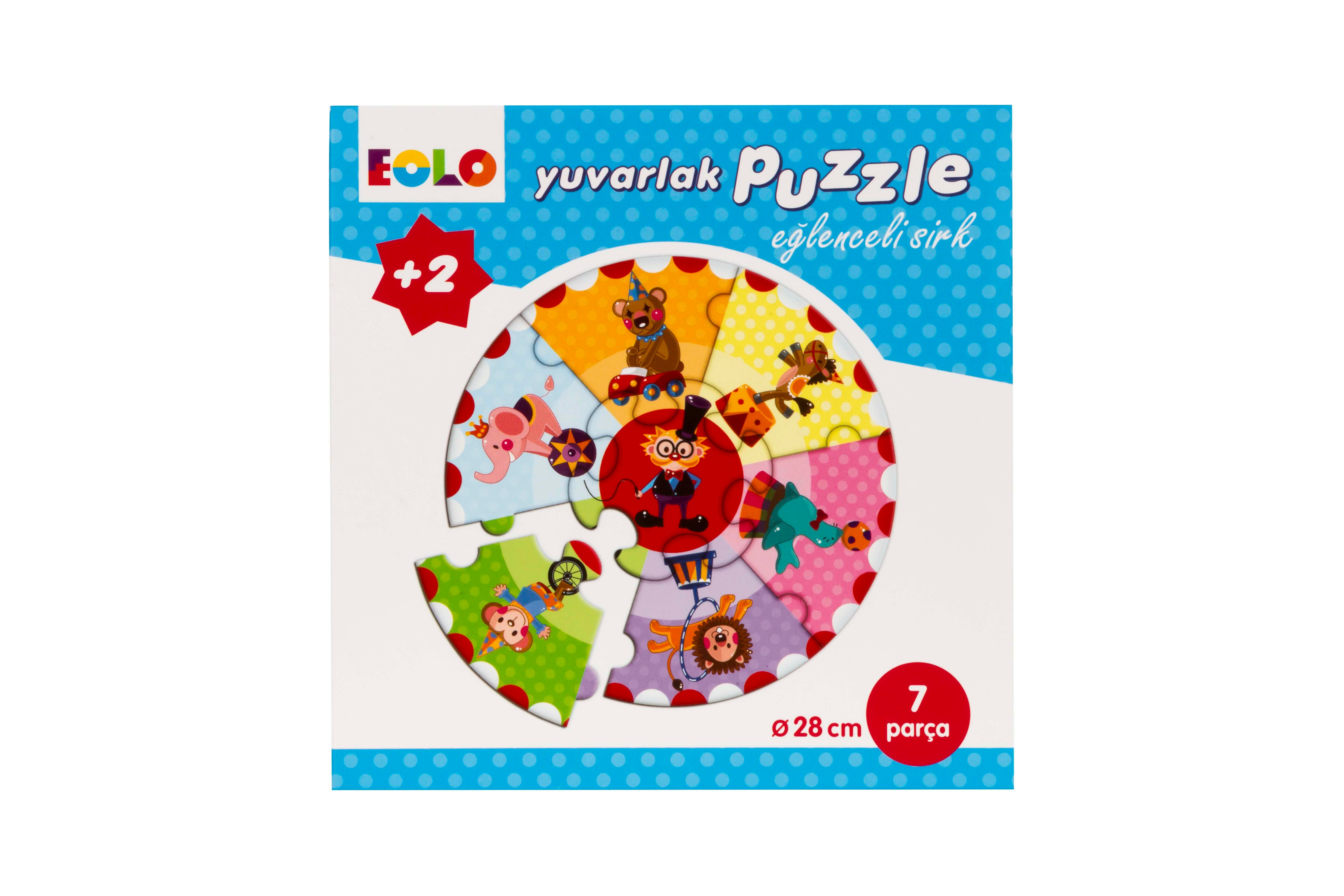 Eolo Yuvarlark Puzzle Eğlenceli Sirk