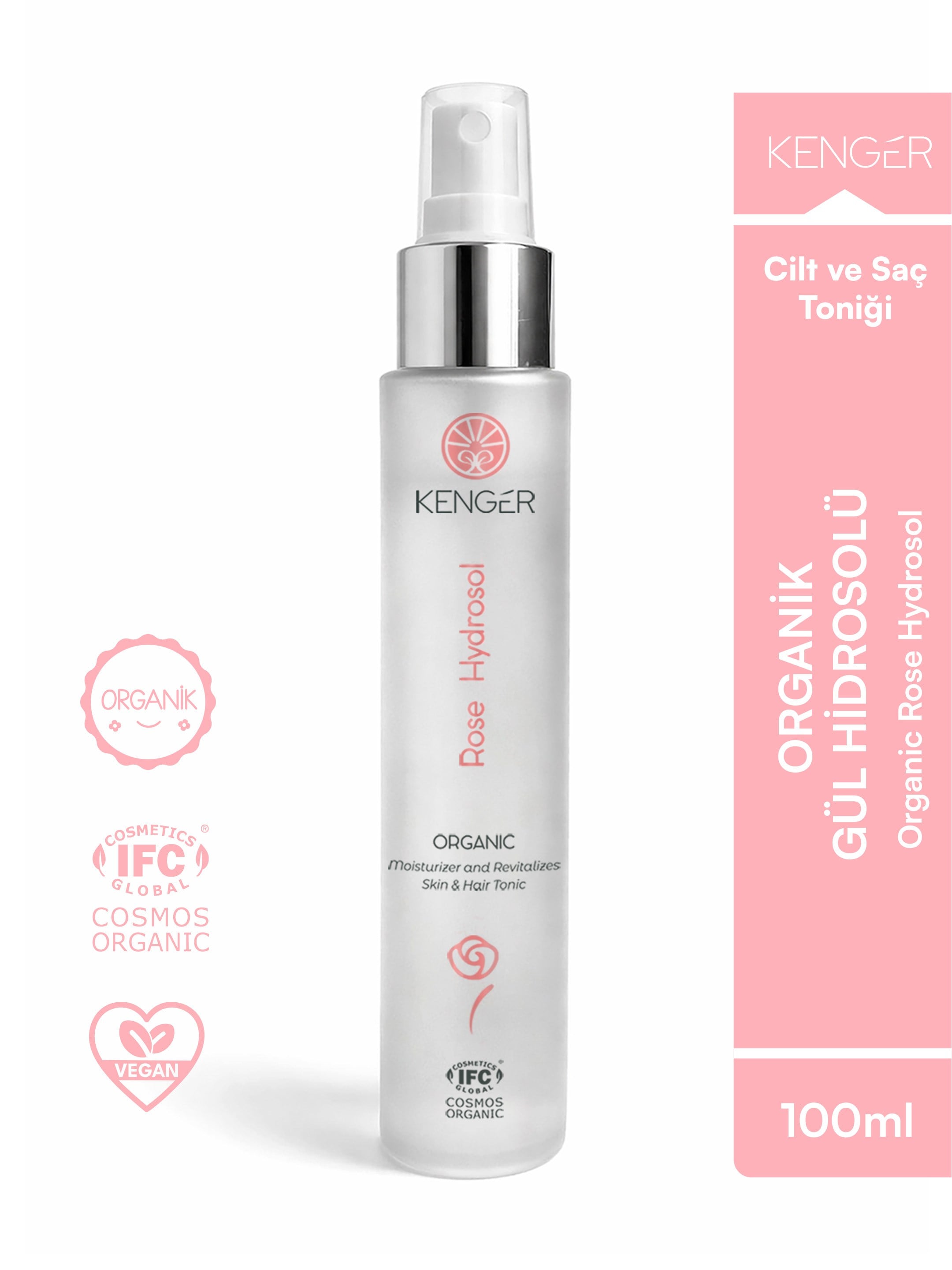 Kenger Organik Gül Hidrosolü 100 ml